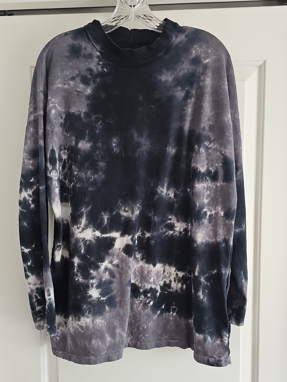 We The Free People Tie Dye Oversized Long Sleeve 100% Cotton T-Shirt Sz M